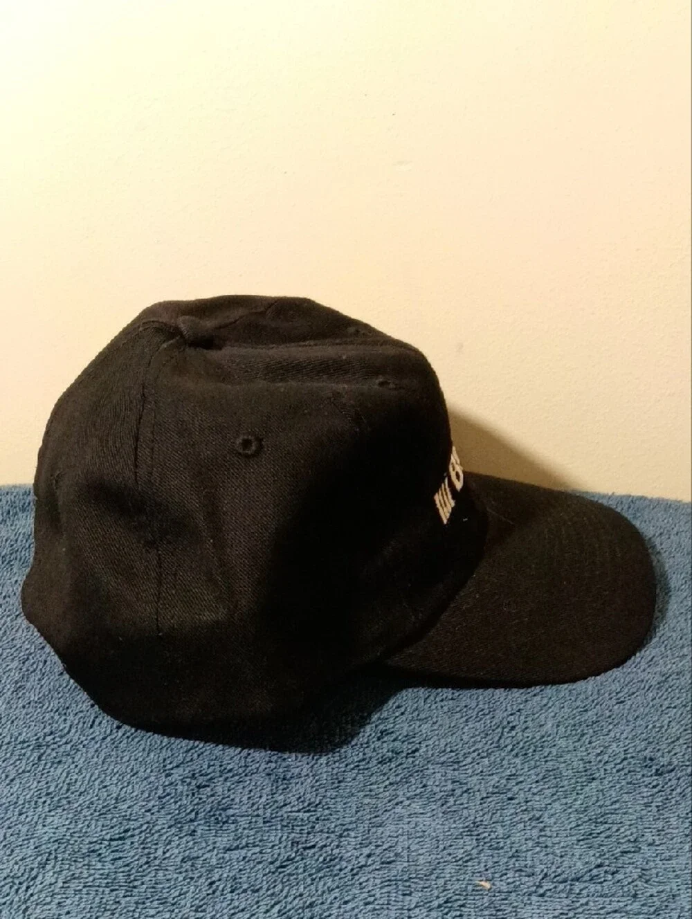 Vintage Baldwin Black Cap with White Embroidered Logo